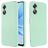 Mobigear Rubber Touch Coque OPPO A17 Coque arrière en Silicone - Vert