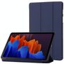 Mobigear Tri-Fold Gel Coque Samsung Galaxy Tab S11 Etui en TPU,Similicuir - Dark Blue