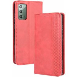Mobigear Sensation Housse Samsung Galaxy S20 FE Etui Porte-Monnaie - Rouge