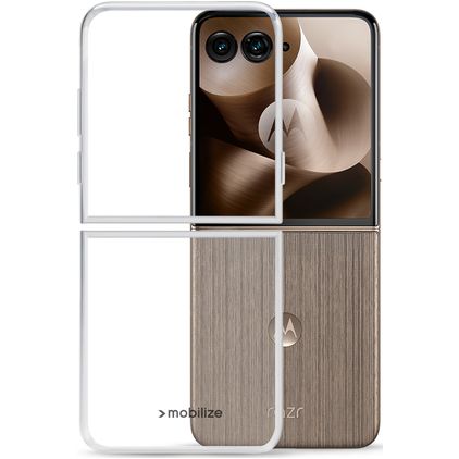 Mobilize Gelly Case Coque Transparente Motorola Razr 60 Ultra Coque arrière en TPU Souple - Transparent