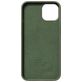 Nudient Bold Coque iPhone 14 Coque arrière Rigide - Olive Green