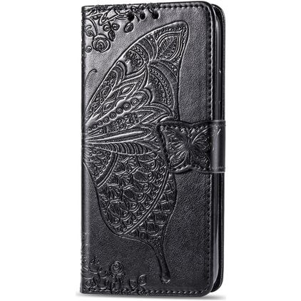 Mobigear Butterfly iPhone 11 Étui Portefeuille - Noir
