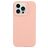 Mobigear Colors Coque iPhone 14 Pro Max Coque arrière en TPU Souple - Rose pastel