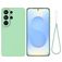 Mobigear Rubber Touch Coque Samsung Galaxy S26 Ultra Coque arrière en Silicone - Vert