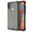 Mobigear Honeycomb Coque Samsung Galaxy A11 Coque arrière Rigide Anti-Chocs - Gris