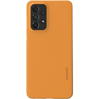 Nudient Thin Precise Samsung Galaxy A33 Plastique rigide Coque arrière - Saffron Yellow
