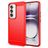 Mobigear Brushed Slim Coque OPPO Reno 12 Pro Coque arrière en TPU Souple - Rouge