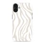 MIO Coque iPhone 16 MagSafe Coque arrière Rigide - Sandy Zebra