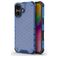 Mobigear Honeycomb Coque iPhone 16 Plus Coque arrière Rigide Anti-Chocs - Bleu