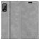 Mobigear Retro Slim Housse Wiko Power U20 Etui Porte-Monnaie - Gris