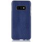 Mobigear Croco Coque Samsung Galaxy S10e Coque arrière Rigide - Bleu