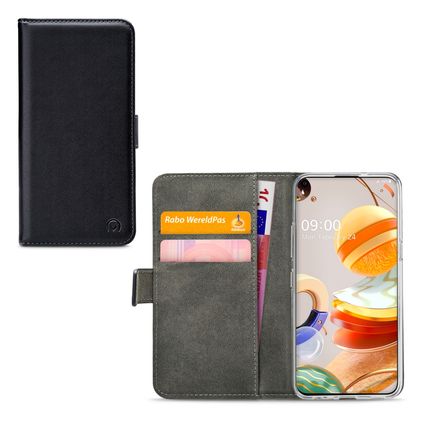 Mobilize Classic Gelly Wallet LG K61 Étui Portefeuille - Noir