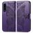 Mobigear Butterfly Housse Sony Xperia 5 IV Etui Porte-Monnaie - Violet