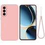 Mobigear Rubber Touch Coque Samsung Galaxy A56 Coque arrière en Silicone - Rose