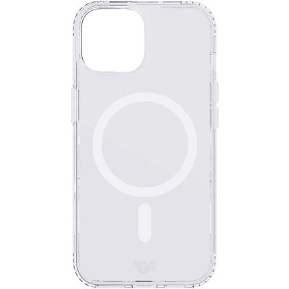 Tech21 EvoLite Coque Transparente iPhone 13 MagSafe Coque arrière Rigide Anti-Chocs - Transparent