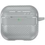 Mobigear Carbon Fiber Coque Apple AirPods 4 Thin Coque Rigide - Gris