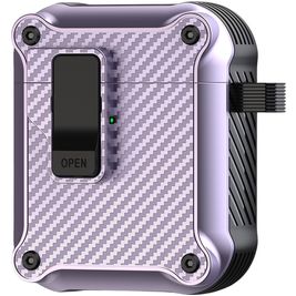 Mobigear Racing Clip Coque Apple AirPods 2 Coque Rigide - Violet