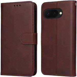 Mobigear Wallet Housse Google Pixel 9a Etui Porte-Monnaie - Marron
