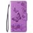 Mobigear Butterfly Housse iPhone SE (2022) Etui Porte-Monnaie - Violet