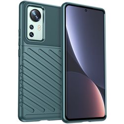 Mobigear Groove Coque Xiaomi 12 Pro Coque arrière en TPU Souple - Vert