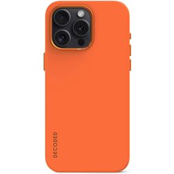 Decoded Coque iPhone 15 Pro Max Coque arrière en Silicone - Apricot Crush