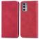 Mobigear Retro Slim Housse Motorola Edge 20 Etui Porte-Monnaie - Rouge