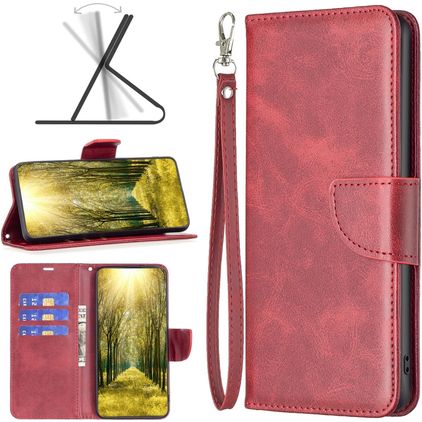 Mobigear Excellent Housse Realme C31 Etui Porte-Monnaie - Rouge