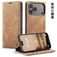 CaseMe 013 Housse iPhone 17 Pro Etui Porte-Monnaie - Marron
