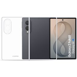 Mobilize Gelly Coque Transparente Samsung Galaxy Z Fold 8 Coque arrière en TPU Souple - Transparent