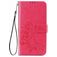 Mobigear Clover Housse Motorola One Fusion Plus Etui Porte-Monnaie - Magenta