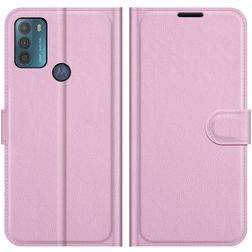 Mobigear Classic Housse Motorola Moto G50 Etui Porte-Monnaie - Rose