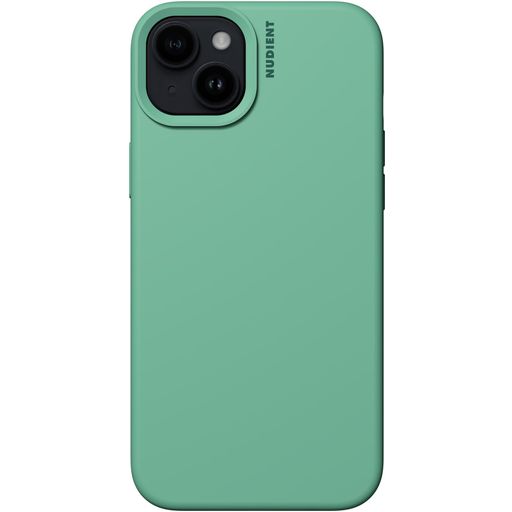 Nudient Base Coque iPhone 15 Coque arrière en Silicone - Mint Green
