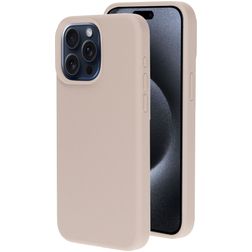 Mobiparts Coque iPhone 15 Pro Max Coque arrière en Silicone - Soft Salmon