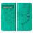 Mobigear Butterfly Housse Google Pixel 7a Etui Porte-Monnaie - Vert