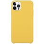Mobigear Rubber Touch Coque iPhone 15 Pro Coque arrière en Silicone - Jaune