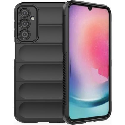 Mobigear Bumpy Samsung Galaxy A24 TPU souple Coque arrière - Noir
