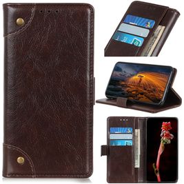 Mobigear Ranch Housse Motorola Moto E22 Etui Porte-Monnaie - Marron