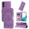 Mobigear Sunflower Housse Samsung Galaxy S23 Etui Porte-Monnaie - Violet