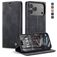 Caseme 013 Housse iPhone 17 Pro Max Etui Porte-Monnaie - Noir