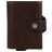 Valenta Card Case Plus - Porte Cartes en - 8 Cartes - Chocolate