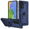 Mobigear Armor Ring Coque Samsung Galaxy A73 Coque arrière Rigide Anti-Chocs avec Anneau-Support - Bleu