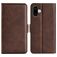 Mobigear Slim Magnet Housse iPhone 16 Etui Porte-Monnaie - Marron