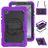 Mobigear SureGrip Xtreme Samsung Galaxy Tab A9 (2023) Plastique rigide / Silicone Coque arrière + Bandoulière + Support - Violet