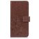 Mobigear Clover Housse OnePlus 6T Etui Porte-Monnaie - Marron