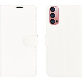 Mobigear Classic Housse OPPO Reno 4 Pro 5G Etui Porte-Monnaie - Blanc