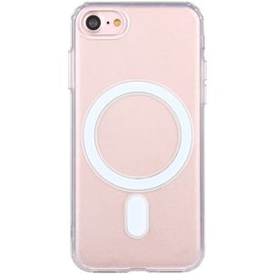 Mobigear Crystal Coque Transparente iPhone SE (2020) MagSafe Coque arrière Rigide - Transparent