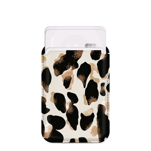 MIO Porte-cartes - 3 cartes - Compatible MagSafe - Leopard
