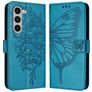 Mobigear Butterfly Housse Samsung Galaxy Z Fold 6 Etui Porte-Monnaie - Bleu