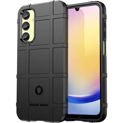 Mobigear Rugged Shield Coque Samsung Galaxy A55 Coque arrière en TPU Souple Anti-Chocs - Noir