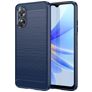 Mobigear Brushed Slim Coque OPPO A17 Coque arrière en TPU Souple - Bleu